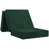 vidaXL Vouwbare Sofa Bed 75 x 67 x 45 cm Donkergroen