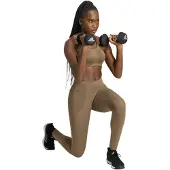 Adidas - Women's Optime Workout High Support Bra - Sportbeha M - Cup: C-D, bruin