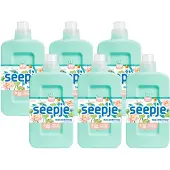 Seepje 6x Wasmiddel Wol & Fijn Vrolijke Lotus 945 Ml