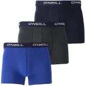 O'Neill Heren boxershorts trunks 900003 effen blauw 3-pack