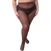 Pamela mann panty 30 denier donkerbruin female | Maat: 52-54