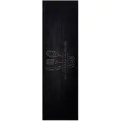 vidaXL Keuken Tapijt Bestek Zwart 150 x 45 cm Fluweel