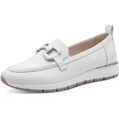 Tamaris Mocassin - Suède - Wit - Maat 39