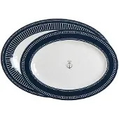Marine Business Sailor Soul Oval Tray 2 Units Transparant