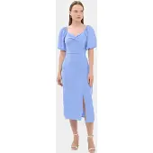 Hiccups for Kids Sweetheart Hals Midi Jurk met een Zijsplit