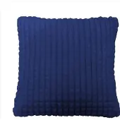 Matex Decoratieve Kussenhoes Diamond Microvezel 40x40 cm Blauw