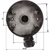 Hikvision DS-1280ZJ-DM46 - Plafondmontage - Aluminium - Zwart