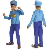 Disguise Dog Man Movie Fancy Dress Costume Blauw 4-6 Years Kinderen