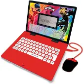 Lexibook Miraculous tweetalige educatieve laptop - 124 activiteiten (Duits/Engels)