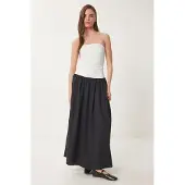 Happiness İstanbul Kleurgeblokte Strapless Maxi-jurk