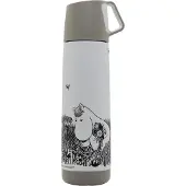 Muumi Mumin Graphic thermosfles 50 cl Wit-zwart