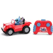 Jada Stitch Buggy 1:32 14 Cm Radio Control Rood