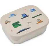 Liewood Arthur lunchtrommel 13,5x17 cm Auto’s-zand
