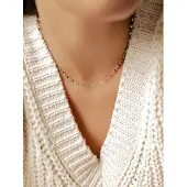 Hey Happiness Ketting 'Rolo Choker' zilver