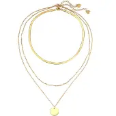 Hey Happiness Ketting 'Triplé' goud