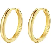 Hey Happiness Oorbellen 'Urban Hoop' goud