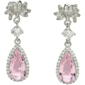 Avant Garde Oorbellen 'Elenasa' pink