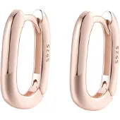 Hey Happiness Oorbellen 'Ellipse' rose-goud