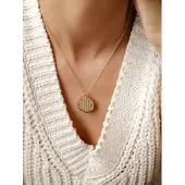Hey Happiness Ketting 'Flower of Life' goud