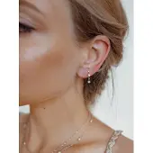 Hey Happiness Oorbellen 'Bloom' zilver