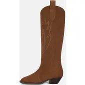 L37 HANDMADE SHOES Cowboylaarzen 'LET'S GET LOST' karamel