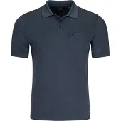 Ragman Shirt 'Basic' blauw gemêleerd