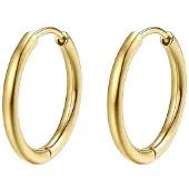 Hey Happiness Oorbellen 'Luna' goud