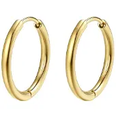 Hey Happiness Oorbellen 'Luna' goud