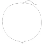 Hey Happiness Ketting 'Crown Spark' zilver