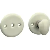 Artitec WC garnituur 8 mm Evelyne porselein ivoor/glans nikkel