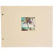 Goldbuch GOL-28523 Schroefalbum BELLA VISTA zandgrijs 39x31 cm (zwarte bladen)