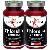 Lucovitaal 2x Chlorella Spirulina 200 tabletten