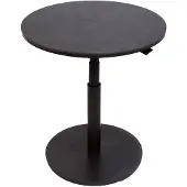 Oosterik Home Padroni verstelbare bijzettafel midnight grey stone dia. 59 cm