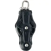 WICHARD Fiddle Swivel Shackle Bearing Pulley Zilver 35 mm