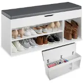 TecTake - Schoenenbank Natalya wit SKU: 403623