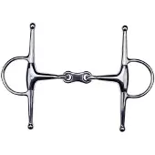 Feeling Bristol Dubbele Breuk Volledige Wangstuk Trens Zilver 13.5 cm