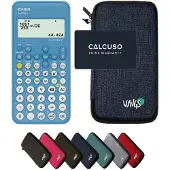 Casio fx-82NL+ incl. WYNGS Beschermhoes Blauw - Wetenschappelijke Rekenmachine - Basis Pakket