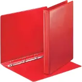 Esselte personaliseerbare ringmap, rug van 3,8 cm, 4 D-ringen van 20 mm, rood - 4 stuks