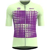 Santini Liege Bastogne Korte Mouw Wielertrui