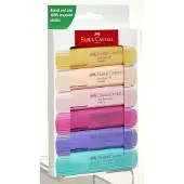 Faber-Castell tekstmarker46 - 6 stuks - pastel - FC-254656