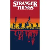 Stranger Things strandhanddoek - 70 x 140 cm