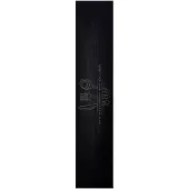 vidaXL Keuken Tapijt Bestek Zwart 300 x 60 cm Fluweel