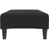 vidaXL Voetenbank 77x55x31 cm fluweel zwart