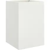 vidaXL Plantenbak 52x48x75 cm staal wit