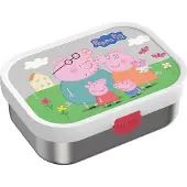Mepal Campus RVS bento lunchbox met vork - Peppa Pig