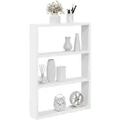 vidaXL Wandschap 43x9x60 cm bewerkt hout wit