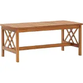 vidaXL Salontafel 102x50x43 cm massief acaciahout