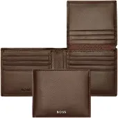 HUGO BOSS Leren Kaarthoes Classic Smooth Card Case Brown Bruine