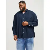 Jack & Jones Casual Overhemd Plus Size EU2XL US1L Blauw