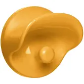 Kartell Wall Clothes Haak Mustard